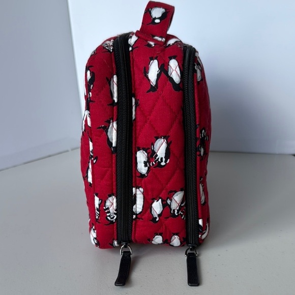 Vera Bradley Playful Penguin Red Cosmetic Case - Picture 4 of 16
